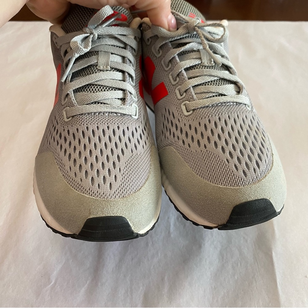 New Balance 005 Rev Lite Gray & Red Lace Up Athletic‎ Sneakers Size 6.5 - Picture 5 of 8